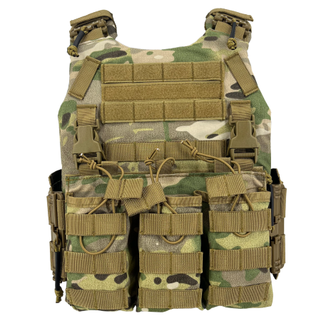 TACTICAL VEST PLATE CARRIER SIXMM FCS - MULTICAM 10460