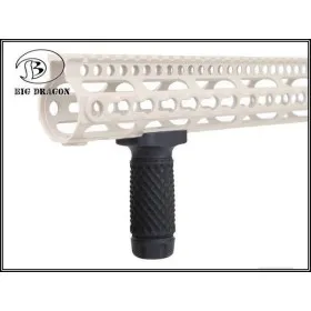 IMPUGNATURA SOFTAIR KEYMOD SYSTEM GOLFBALL PATTERN SHORT GRIP BLACK BD-9000 BIG DRAGON
