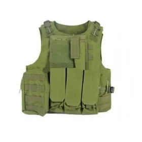 GILET TATTICO SOFTAIR TACTICAL VEST FSBE VERDE RP-81V