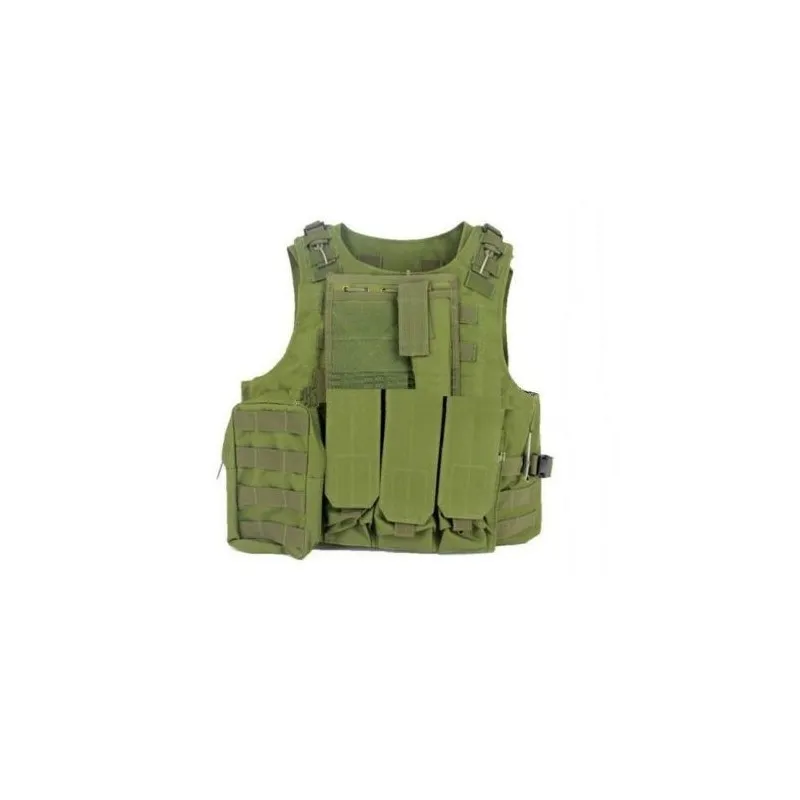 ROYAL TACTICAL VEST BODY ARMOR LIGHT OD GREEN RP81V