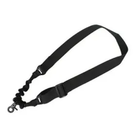 CINGHIA TRACOLLA FUCILE SOFTAIR 1 PUNTO BUNGEE NERA  WO-SL07B