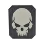 EMERSONGEAR PVC PATCH PIRATESKULL BLACK/OPAQUE WHITE EM5550C