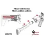 OCTARMS KEYMOD BADGER 13.5 ASSAULT RIFLE DARK EARTH ARES AMOEBA AR-AM16T