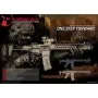 OCTARMS KEYMOD BADGER 13.5 ASSAULT RIFLE DARK EARTH ARES AMOEBA AR-AM16T