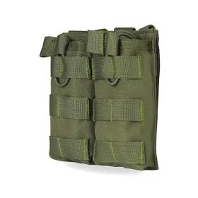 TASCA PORTA CARICATORE SOFTAIR M4 MOLLE DOPPIA AD ESTRAZIONE RAPIDA VERDE WO-MG12V