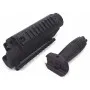 Removable QD foregrip for MP5 handguard