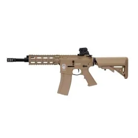 FUCILE SOFTAIR M4 ELETTRICO GR15 CQB RUSH BLOW BACK TAN GG18SCT G&G