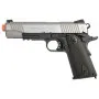 CO2 PISTOL COLT 1911 GOVERNAMENT CO2 FULL METAL BLOW BACK BLACK SILVER CYBERGUN 180531
