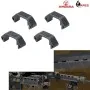 KIT 4 PEZZI SPACER SMALL PER PARAMANI MODULARI ARES AMOEBA NERO AR-DH015B