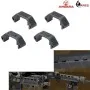 KIT 4 PEZZI SPACER SMALL PER PARAMANI MODULARI ARES AMOEBA NERO AR-DH015B