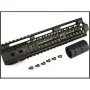 RIS NVS FUCILE SOFTAIR M4 IN ALLUMINIO 9 POLLICI NERO BD-0302 BIG DRAGON