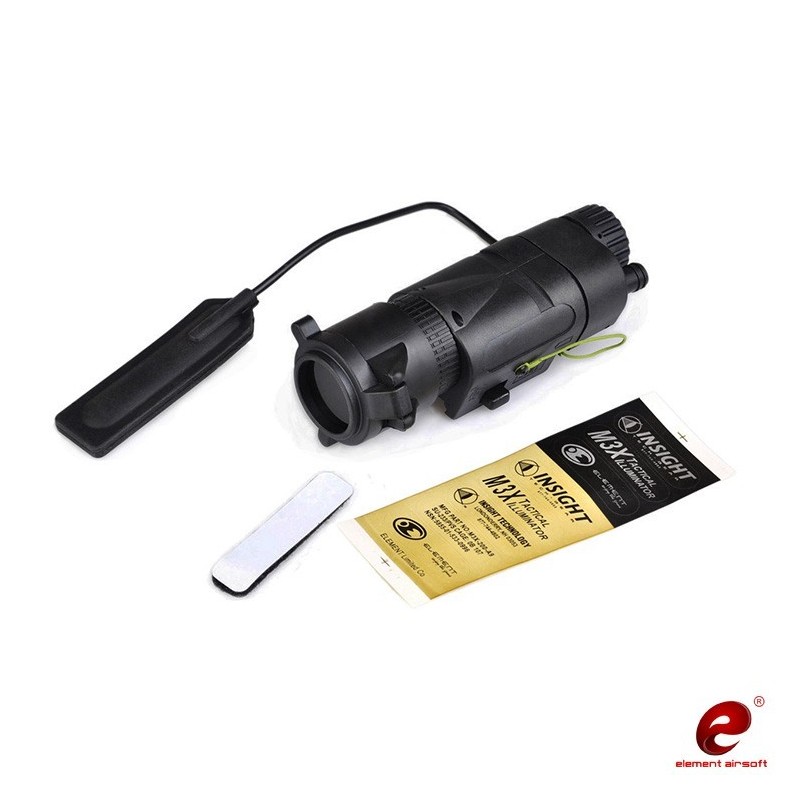 ELEMENT TACTICAL LED ILLUMINATOR MX3 BLACK EL-EX175B