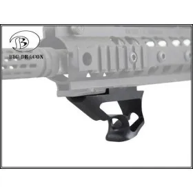 IMPUGNATURA FUCILE SOFTAIR IN METALLO SHORT ANGLED GRIP NERA BD-8997