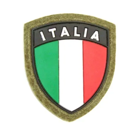 TOPPA PATCH 3D PVC SCUDETTO ITALIA DEFCON 5 D5-ITC
