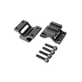 ATTACCO SLITTA DOPPIA WEAVER PER CANNA FUCILE SOFTAIR PORTA TORCIA E LASER G03015 G-03-015 G&G ARMAMENT
