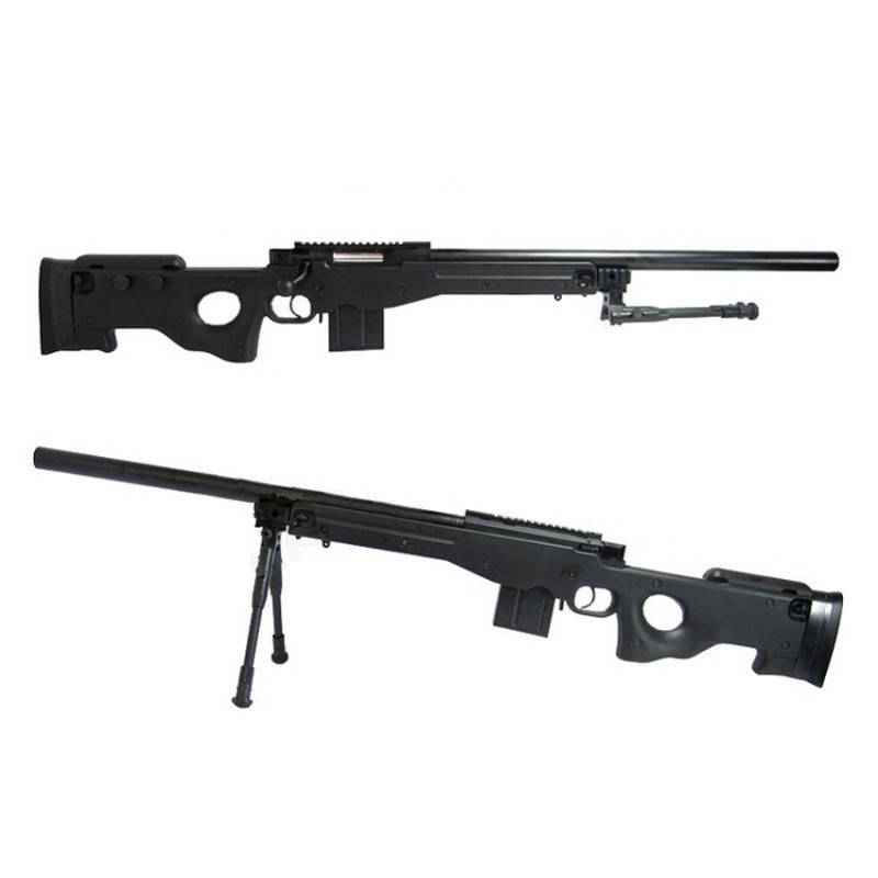 AIRSOFT SNIPER RIFLE BOLT ACTION L96 WELL MB4401B WITH METAL BIPOD