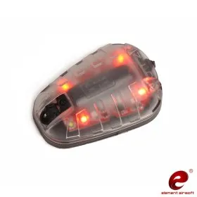 ELEMENT HELMET SIGNAL LAMP BLACK/RED EL-EX433BR ELEMENT