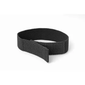 COPPIA DI FETTUCCE ELASTICI PER UNIFORME MM 300X25 NERE  D5-1345 B DEFCON 5