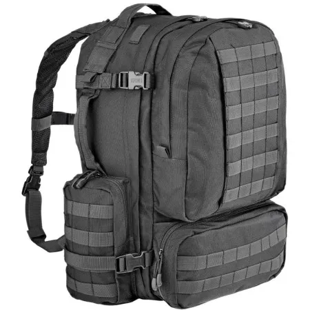 MILITARY BACKPACK 60LT MODULAR BACK PACK BLACK DEFCON 5 D5-S100022 B