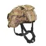 DEFCON 5 HELMET COVER RIP-STOP LBA MICH2000 ITALIAN CAMO, WITH SLIDING COVERS AND INTERNAL HOOKS D5-1335 VI L