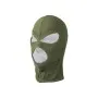 3 HOLES 100% COTTON GREEN BALACLAVA D5-1935 OD