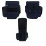 BORSETTO DA CINTURA IN CORDURA CM 18X12X5 BLU NAVY VEGA HOLSTER 2G66 B