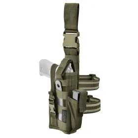 DEFCON 5 AMBIDEXTROUS LEG PISTOL HOLSTER OD GREEN D5-GS08 OD