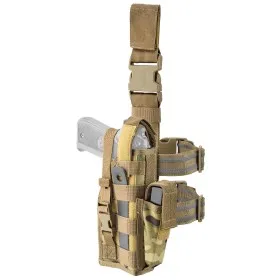 DEFCON 5 AMBIDEXTROUS LEG PISTOL HOLSTER MULTICAM D5-GS08 MC