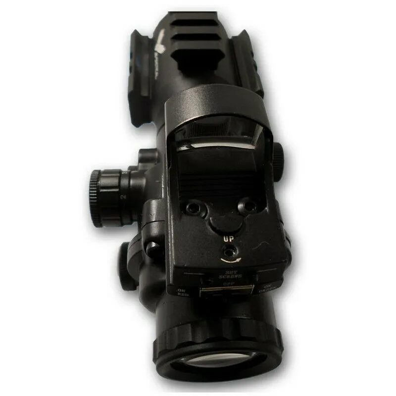 JS-TACTICAL RIFLE SCOPE AND RED GREEN DOT SIGHT COMBO JS-4*32-HD107