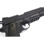 CO2 BLOW BACK PISTOL COLT 1911 FULL METAL RAIL GUN FULL METAL BLOW BACK  BLACK CYBERGUN 180524