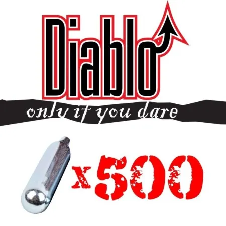 SCATOLONE DA 500 PEZZI BOMBOLETTE CO2 12 GRAMMI  DIABLO C500DIABLO