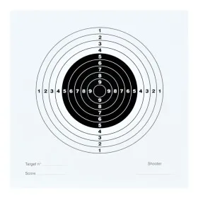 TARGET SHEETS 14 X 14 WHITE 100 PIECES JS-TG01W