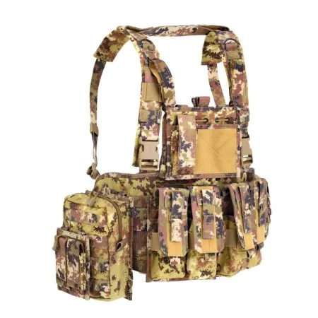 DEFCON 5 TACTICAL VEST MOLLE RECON CHEST RIG ITALIAN CAMO D5-RC901 VI