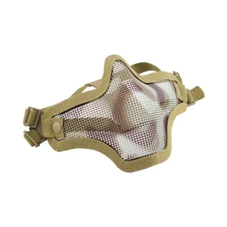 AIRSOFT STEEL MESH MASK DESERT KR001MS