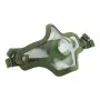 AIRSOFT STEEL MESH MASK WOODLAND KR001VG