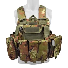 GILET TATTICO SOFTAIR TACTICAL VEST C.I.R.A.S. STYLE VEGETATO ITALIANO V1026TC