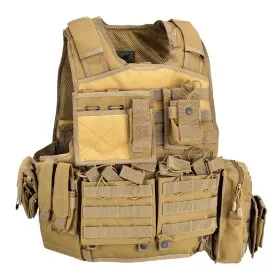 TACTICAL VEST BODY ARMOR CARRIER SET TAN DEFCON 5 D5-BAV06 T