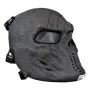 AIRSOFT MASK SKULL STROKE BLOODED BLACK WO-MA79B
