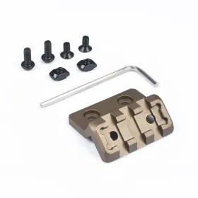 ATTACCO WEAVER SUPPORTO SLITTA A 45° PER TORCE PIN M-LOK TAN WD2003-T WADSN