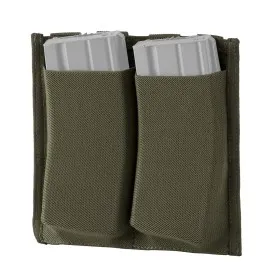 TASCA ELASTICA LOW PROFILE PORTA 2 CARICATORI M4 DA ARMA LUNGA OD GREEN DEFCON 5 D5-M4LPDP OD