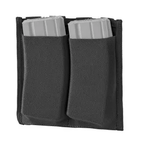 TASCA ELASTICA LOW PROFILE PORTA 2 CARICATORI MOLLE M4 DA ARMA LUNGA NERO DEFCON 5 D5-M4LPDP B