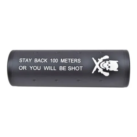 BIG DRAGON SILENCER BLACK 110MM BD-0463B