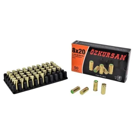 OZKURSAN CARTUCCE A SALVE CALIBRO 8MM 50 PZ CT12