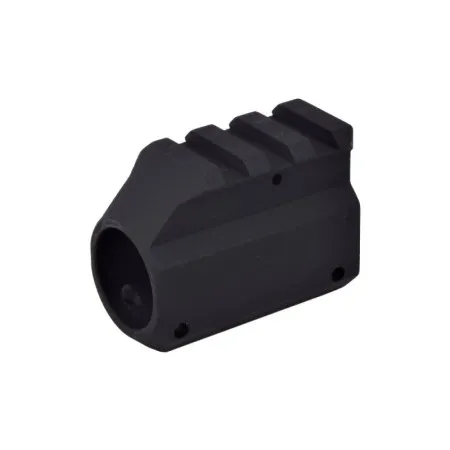 GAS BLOCK WITH TOP RAIL FUCILE SOFTAIR BLACK BU-GBW1R MADBULL