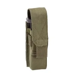 OUTAC PORTA CARICATORE MOLLE PISTOLA SINGOLO 9 MM VERDE  OT-PM01 OD