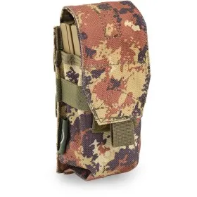 OUTAC PORTA CARICATORE MOLLE M4 SINGOLO 2 POSTI 1000D VEGETATO ITALIANO OT-M4AKS VI