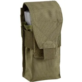 OUTAC PORTA CARICATORE MOLLE M4 SINGOLO 2 POSTI 1000D VERDE OT-M4AKS OD