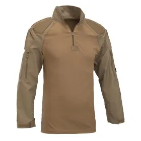 DEFCON 5 COMBAT SHIRT WITH PROTECTIONS FULL SLEEVES COYOTE TAN D5-3433 CT