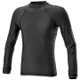 DEFCON 5 T-SHIRT LONG SLEEVES LYCRA + MESH BLACK D5-1789 B