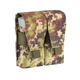OUTAC DOUBLE M4 - AK POUCH PORTA CARICATORE MOLLE VEGETATO ITALIANO 2 POSTI OT-M4AK VI